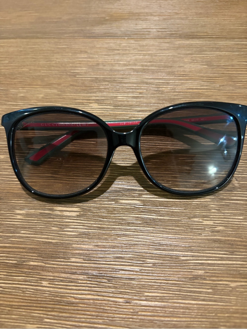 Gucci GG3649/S Havana Brown Gradient Web Sunglasses EUC